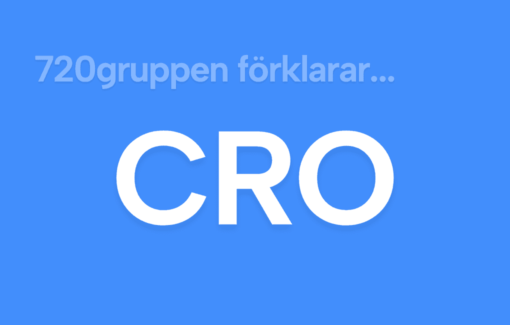 Vad är CRO?