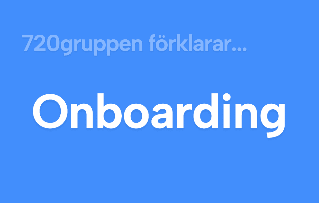 Vad är Onboarding?
