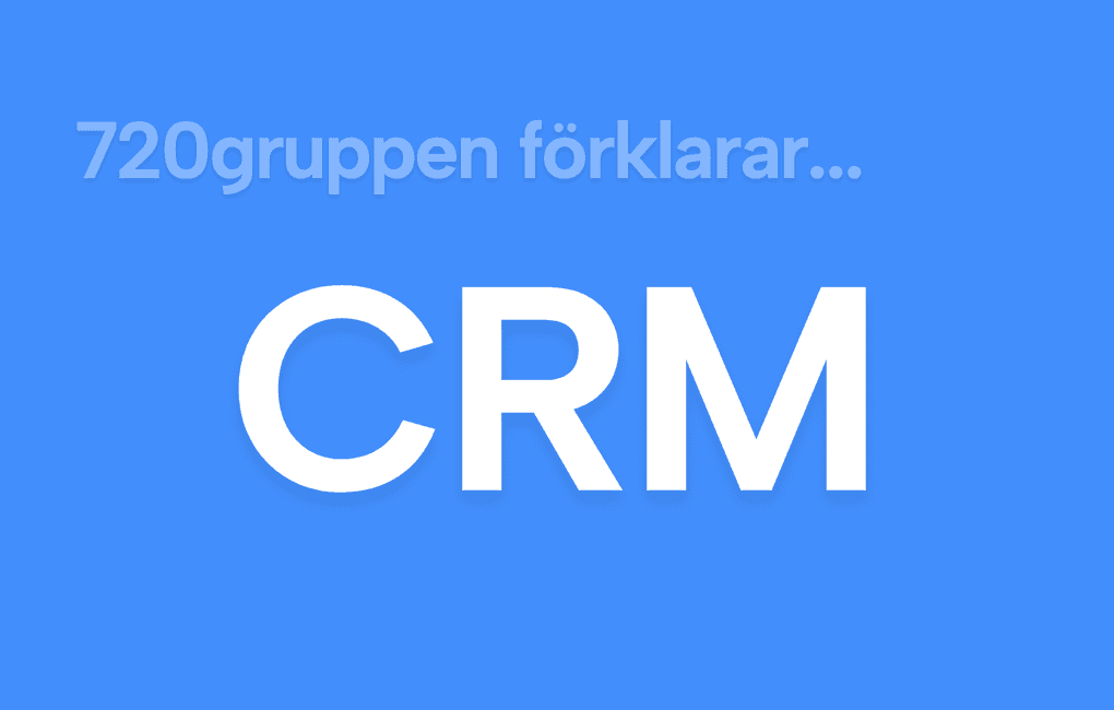 Vad är CRM?